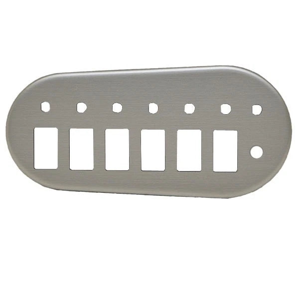 Skiers Choice Boat Blank Switch Panel 101340 - 9 3/4 Inch Silver