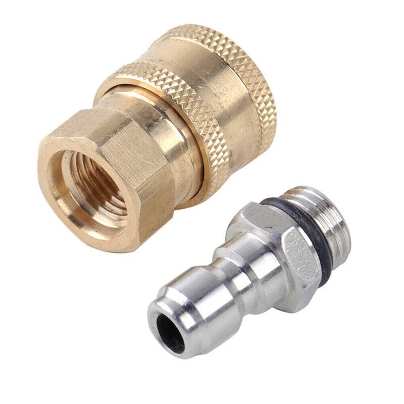 Pressure Washer Quick Release 1/4 Male M22/14 Female Metal Connector Tools