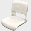 Boat Deluxe All Weather Seat 75113W - Solid White Vinyl