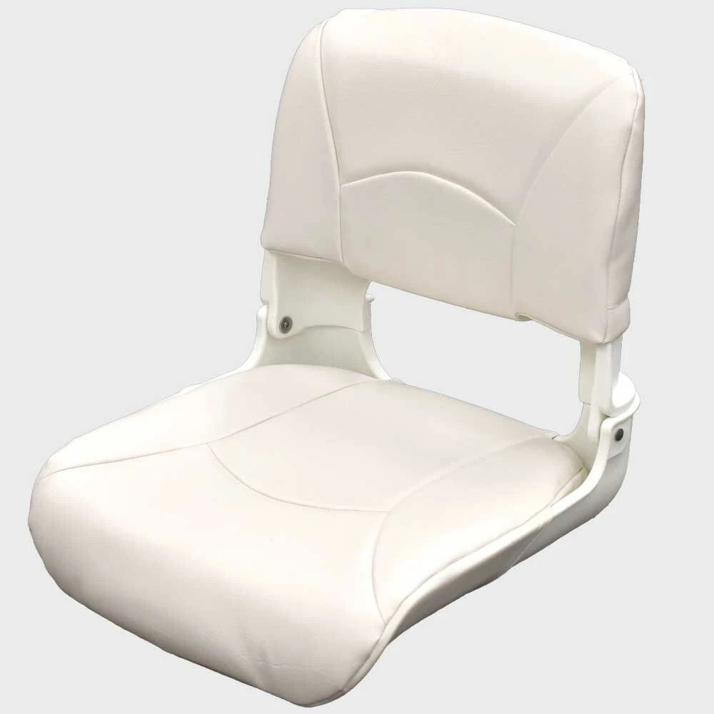 Boat Deluxe All Weather Seat 75113W - Solid White Vinyl