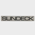 Sea Ray Boat Raised Emblem Decal 2151240 - Sundeck 270 - 290 Chromax
