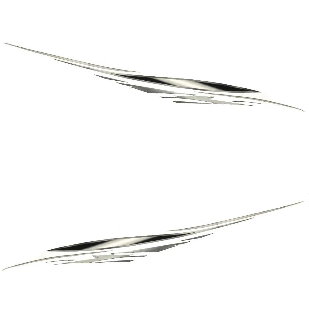 Crownline Boat Graphic Decal 44375 - 92 3/4 Inch Black Gray (2PC)