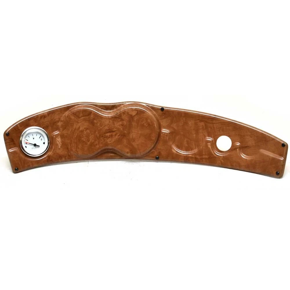 Lund Boat Gauge Panel 2253314 - 18 - 19 - 20 Tyee Honey Teak Plastic