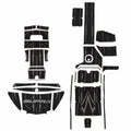Supra Boat Non-Skid Floor Mat Kit 122105 - SA (SP) Black Gray 2021
