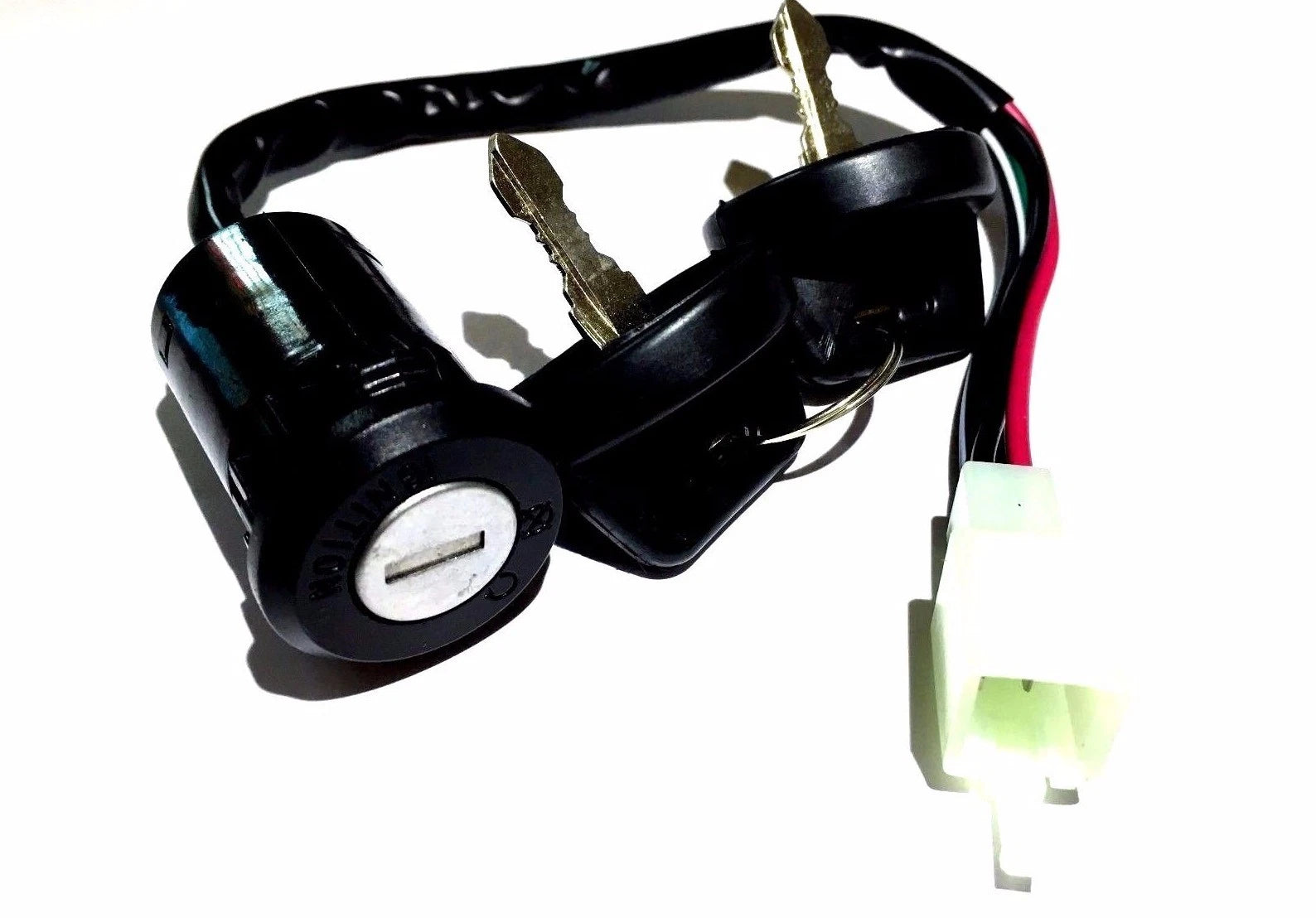 INTERRUPTOR DE BLOQUEO DE LLAVE DE ENCENDIDO ATV 4 CABLES 4 CONECTORES WILDERNES