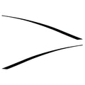 Tracker Boat Vinyl Decals 166037 - 166038 - Black 76 1/2" (set of 2)