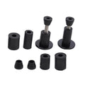 Motorbike Bar End Covers CNC Aluminium for 22mm Handlebar Black Accessories