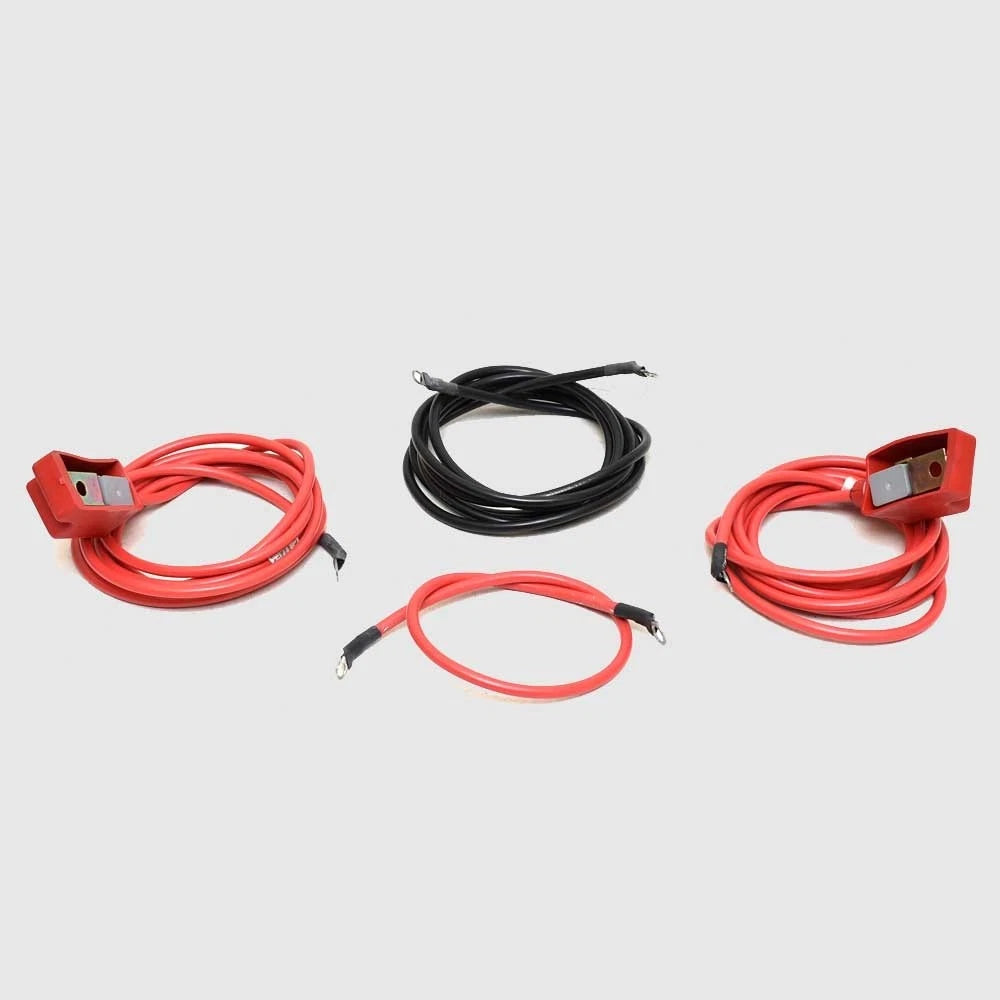 BH Electronics Boat Battery Cable Set BH081H0657 - 6 AWG Red Black 4PC