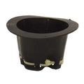 Boat Cable Boot - 3 1/4 Inch Black Textured Plastic Vinyl