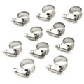 Boat Worm Hose Clamp HCSS6-9 - Carver 3/8 - 7/8 Stainless (set of 10)