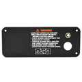 Four Winns Boat Ignition Swith Panel 025-4530 - Blank 7 3/4 X 3 Inch