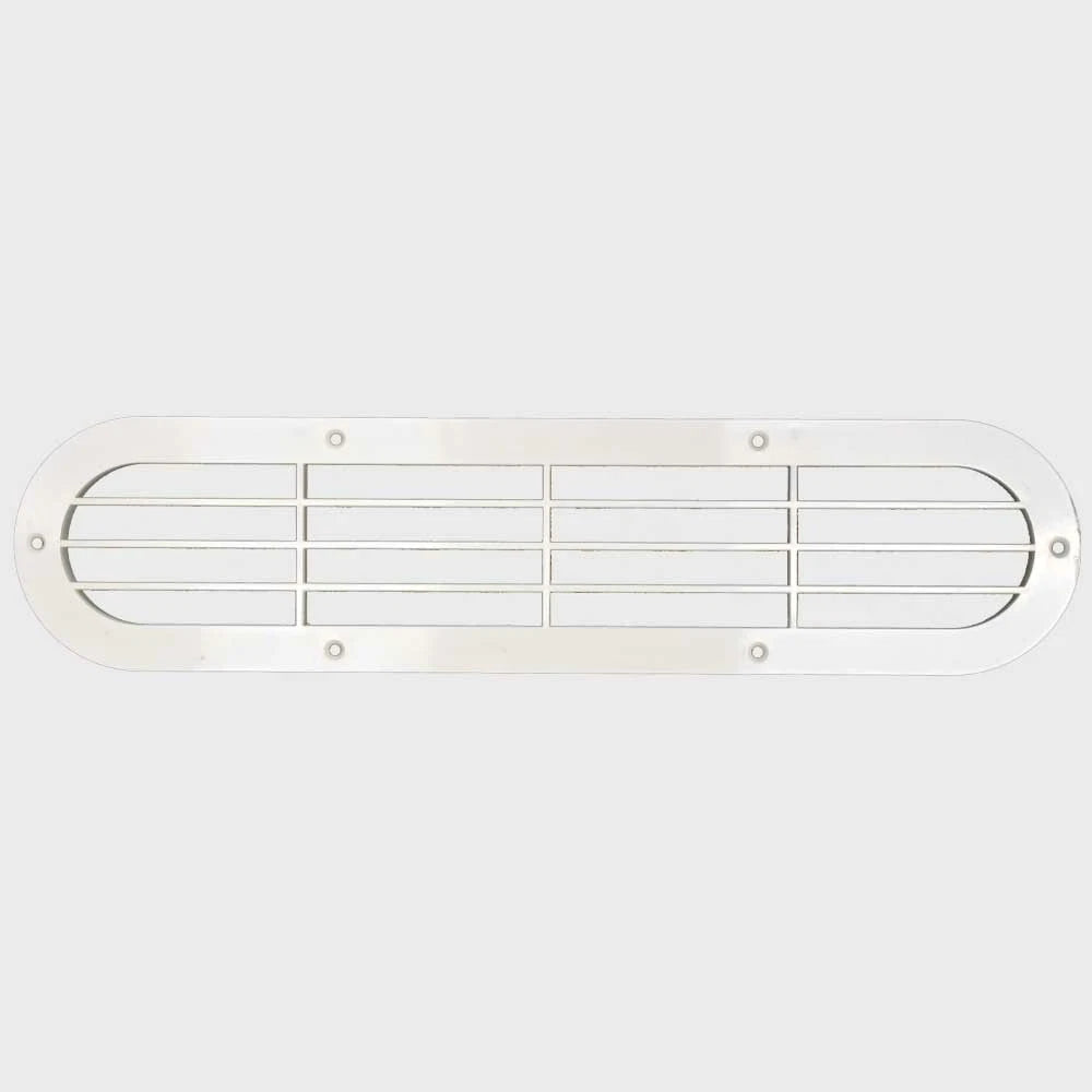 Crownline Boat Vent Grille Cover 35014 - Oval Off White Plastic