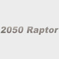 Lund Boat Decal 2083111 - 2050 Raptor Silver 13 X 1 3/4 Inch Sticker