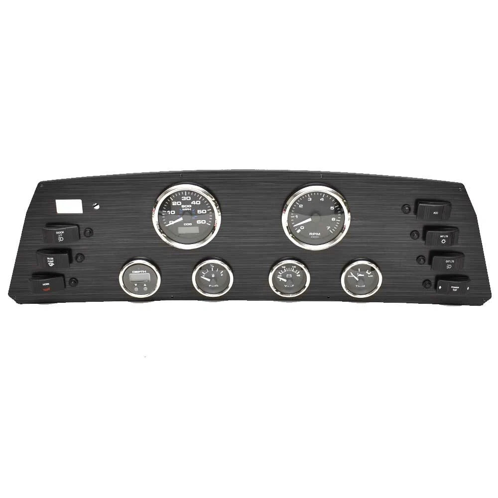 Viaggio Pontoon Boat Dash Panel 206318 - Lago Veethree Gauges Honda