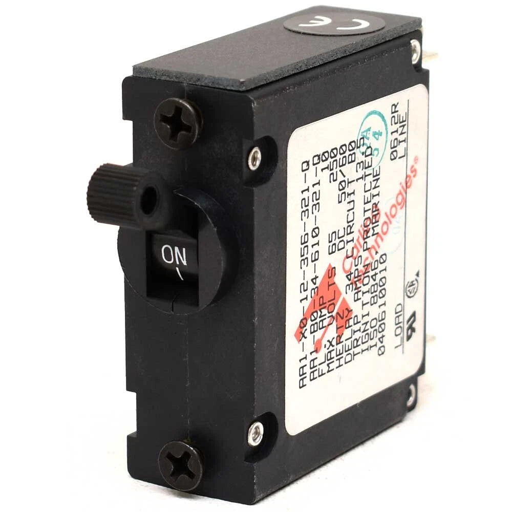 Carling Boat Circuit Breaker Switch AA1-X0-12-356- 321-Q - Toggle ON/OFF 10A