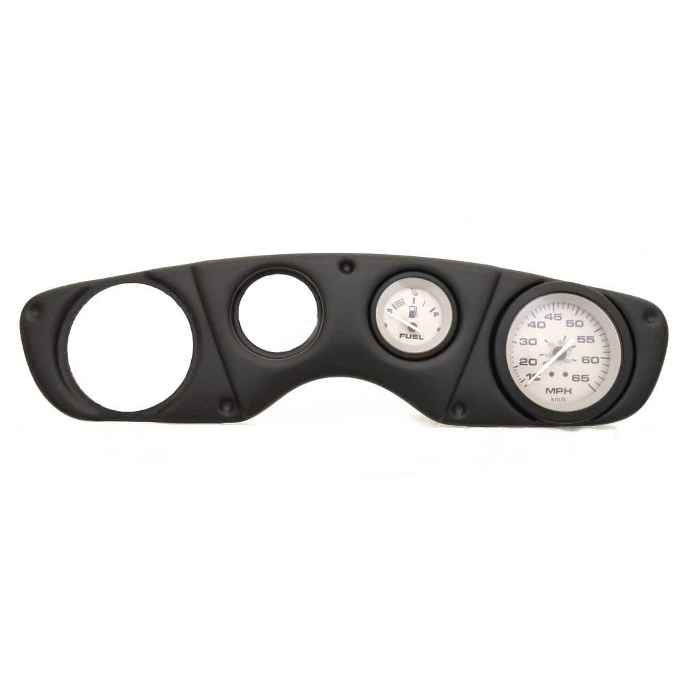Lund Boat Gauge Panel 2244199 - 17 5/8 X 4 1/2 Inch Black Plastic