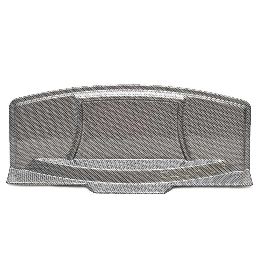 Premier Pontoon Boat Gauge Dash Panel 7-4636 - Silver Plastic Blank