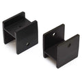 Misty Harbor Boat Bimini H-Brackets 99-001523B - Aluminum Black (pair)