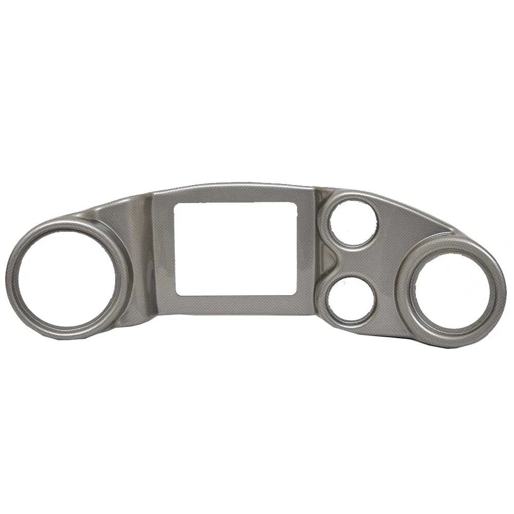 Rinker Boat Blank Gauge Panel 206712A - 276 Captiva Silver Gold