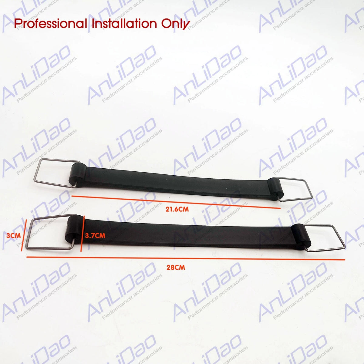 2Pcs Repl Sea-Doo Battery Strap, Rubber, Watercraft 280mm 293850097