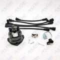 Fit Mercruiser 4 Cyl 3.0L 2.5 Points Distributor Ignition Wire Cap Rotor Kit