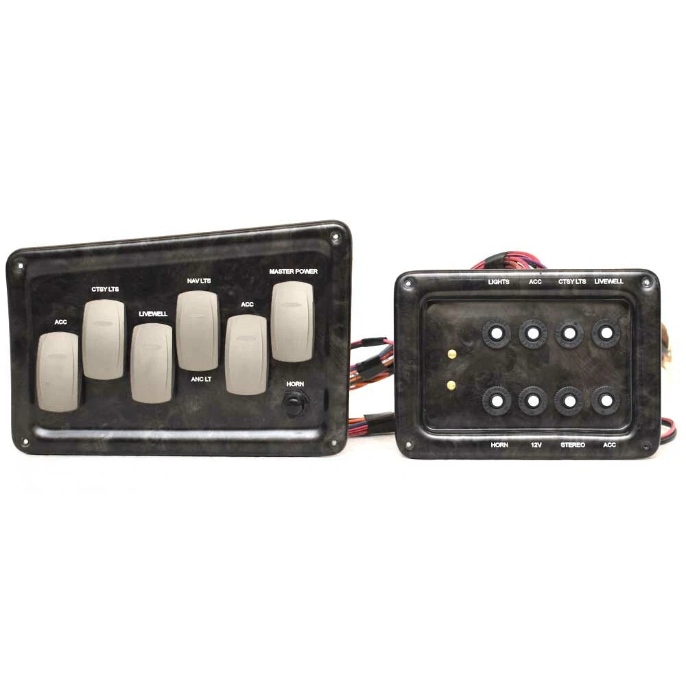 G3 Boat Switch Panel 73522936 - Black Woodgrain F03373422936 (2PC Set)