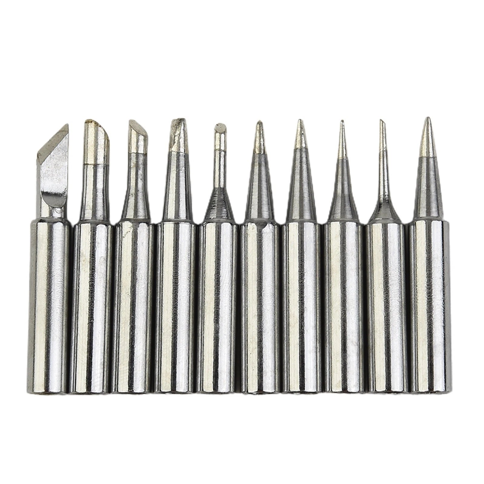 10pcs Soldering Iron Tips 900M-T-B Lead-Rework Station Soldering Tool