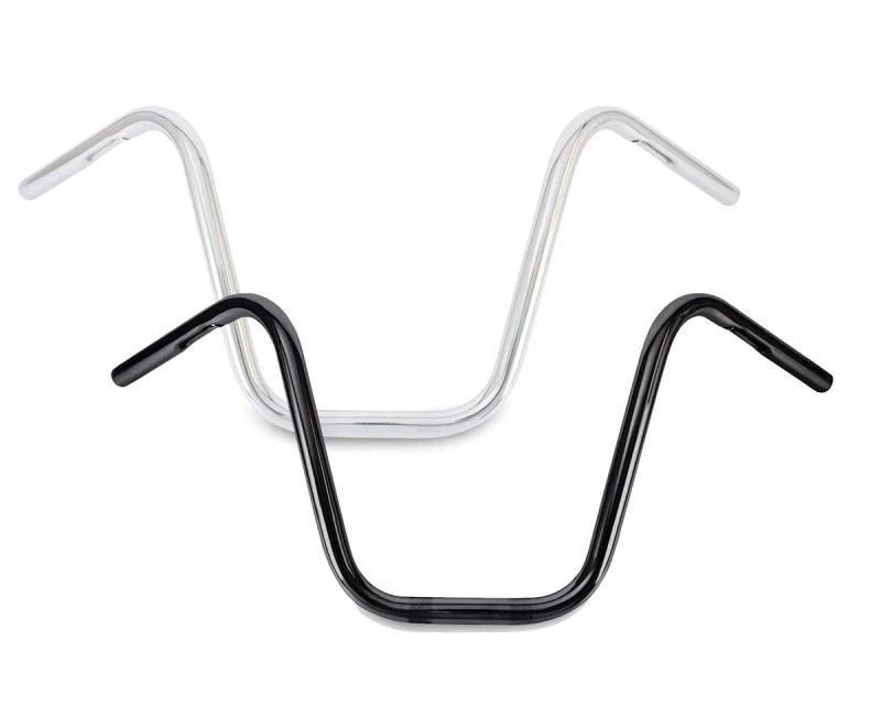 Burly Brand Narrow Ape Handlebars 12in Chrome Fits Harley Dyna FXD FXDB FXDC