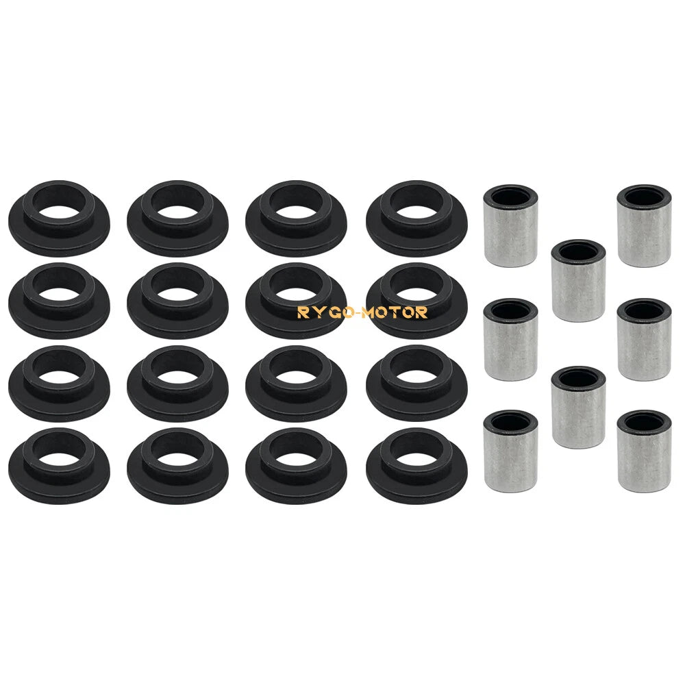Shock Bushing Bearing Sleeve Kits All 4 for Arctic CAT ATV Bearcat 454 1996-1998