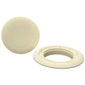 Jim Black Boat Pry Out Deck Plate - 4 3/8 Inch Off White Polypropylene