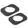 Rinker Boat Rail Base 6966947 - 1 3/8 Inch Black Plastic (pair)