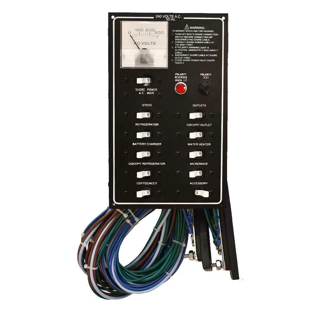 BH Electronics Boat Breaker Switch Panel K-050-215A - 240VAC 50Hz