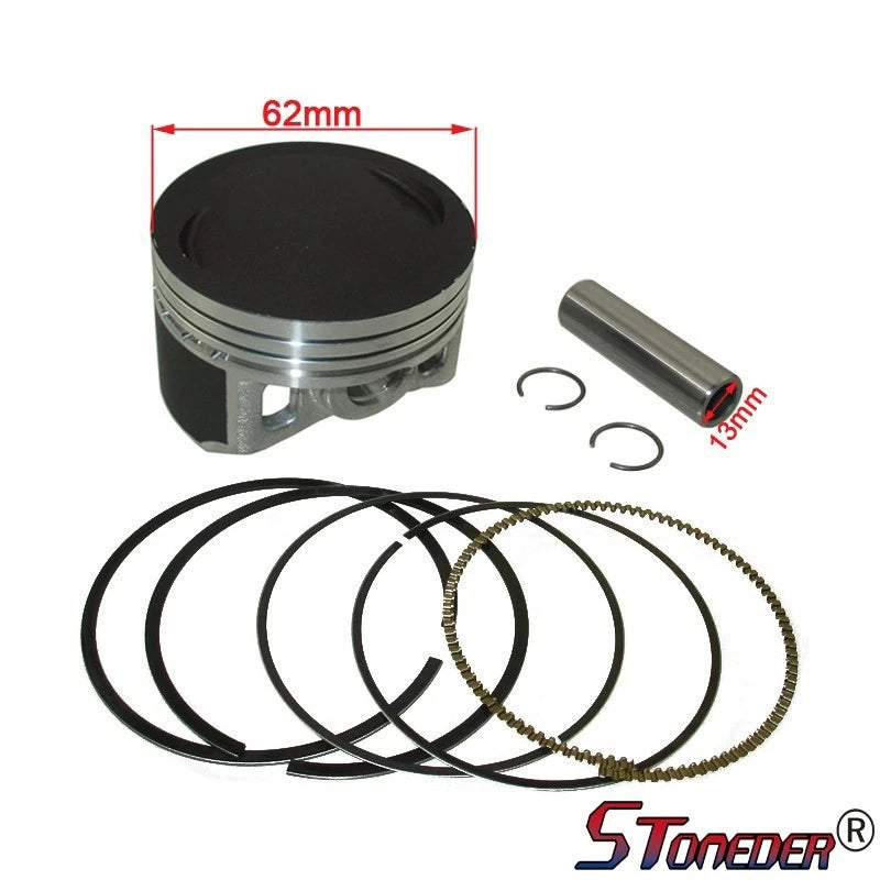 STONEDER Engine Piston Kit 13mm Pin for YX 170 Detroit Kayo SR170TR Pit Bike