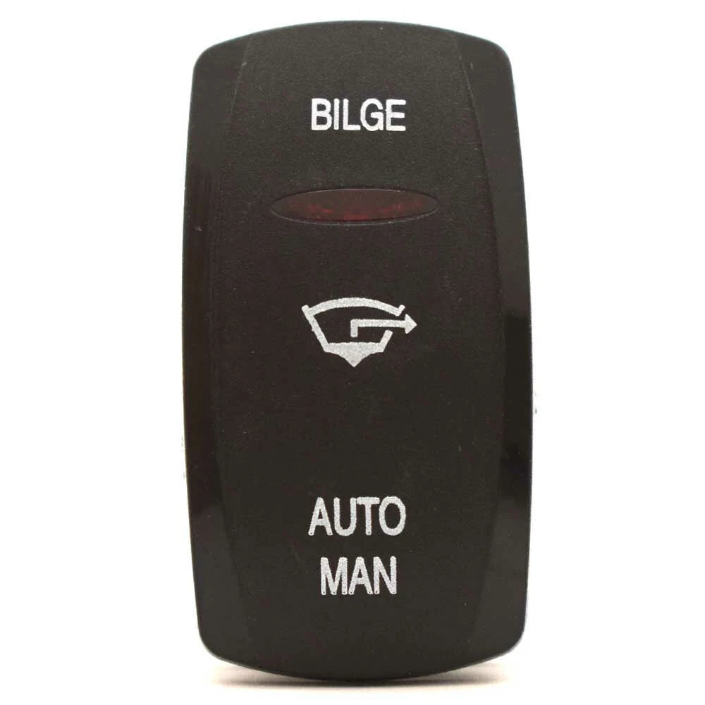 Carling Boat Bilge Rocker Switch - Ranger On/Off/On 12V 20A