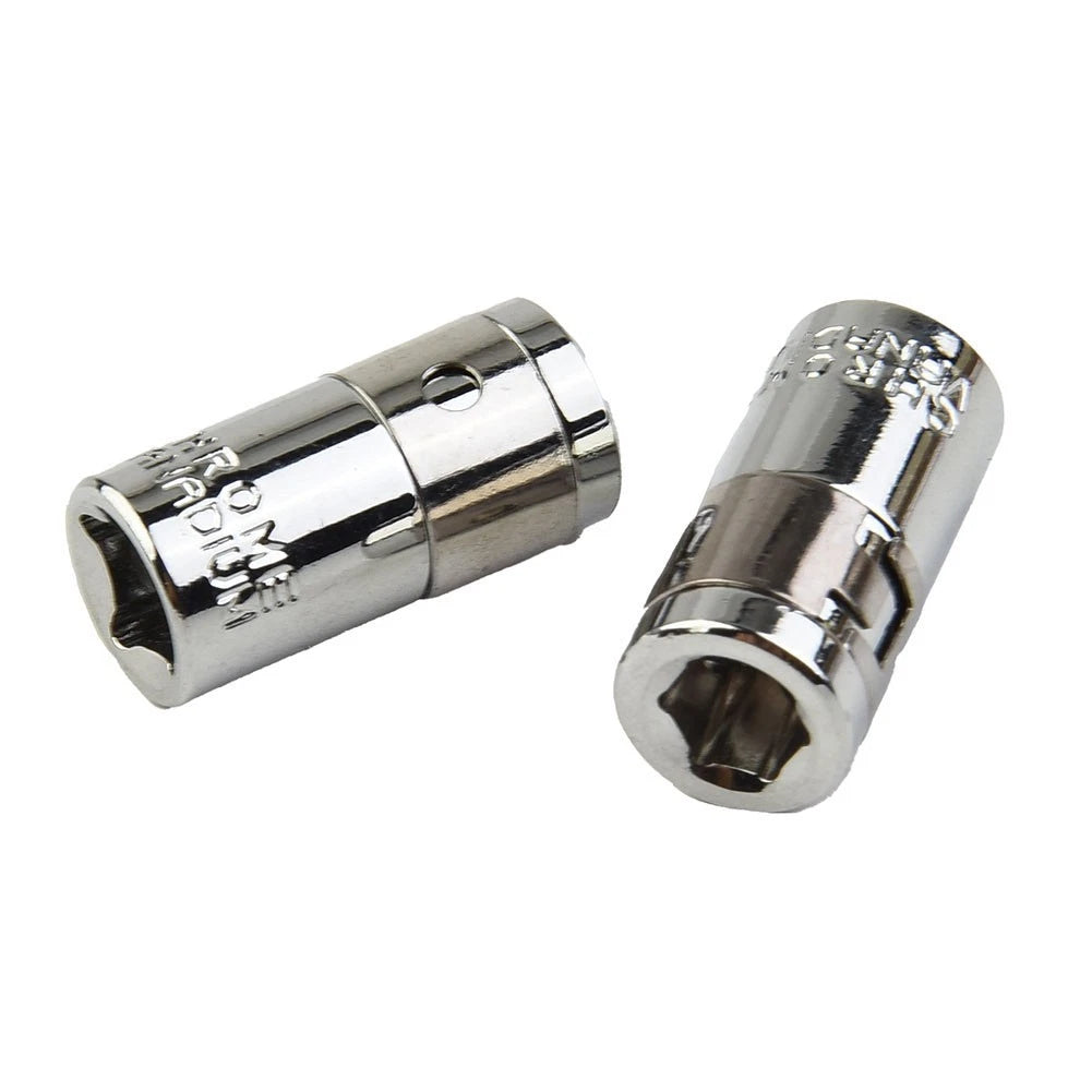 Socket Converter 2pcs Adapter Chamfer Converter Hex Socket Bits Screwdriver Bit