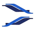 Rinker Boat Graphic Decals - Blue Stickers (set of 2)