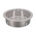 Stainless Steel Floor Drain Hollow Design Prevents Blockage Outdoor Use