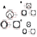 Valve Plate Gaskets 3 in 1 for Direct Driven Air Compressor Accessries