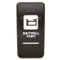 Carling Boat Contura II Rocker Switch Actuator - Baitwell Port Lighted