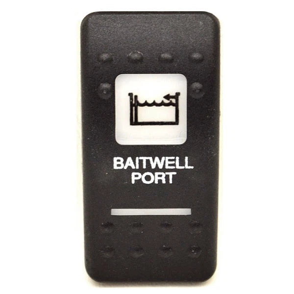 Carling Boat Contura II Rocker Switch Actuator - Baitwell Port Lighted