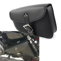 Left Side PU Leather Saddlebag Saddle Bag for Harley Sportster Iron 72 883 1200