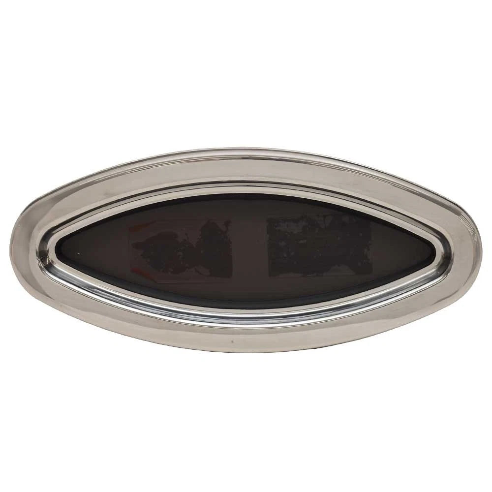 Bomar Boat Portlight Window S516FIX6SS - 16 7/8 X 6 3/4 Inch SS