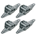 (pack of 4) 18 Gauge Garage Door #2 Hinges, Predrilled Assorted Hole Combination