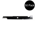 50 Pack: Notched Mower Blade - 18" X 5/8" Fits John Deere Replaces PT8721