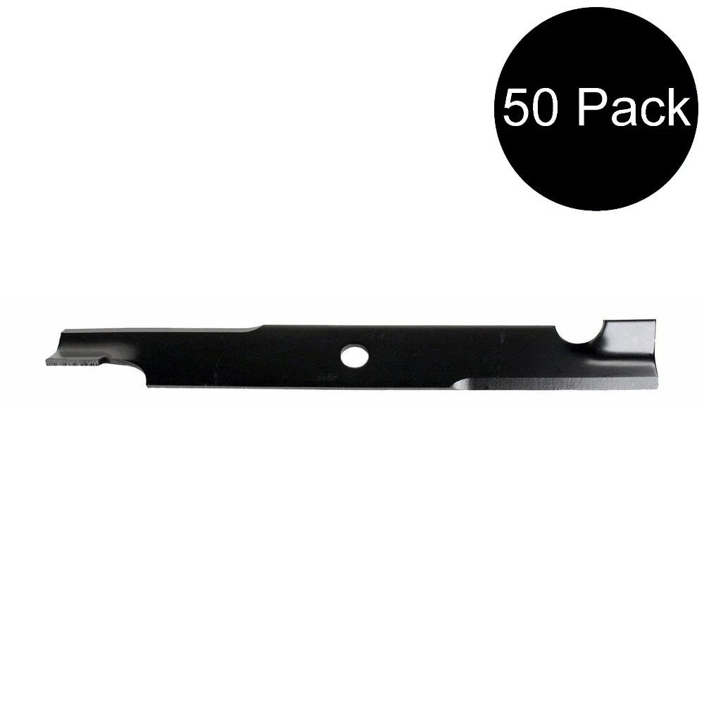 50 Pack: Notched Mower Blade - 18" X 5/8" Fits John Deere Replaces PT8721