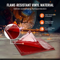 6x6 Vinyl Welding Curtain Screen Flame Resistant Hanging for Safety Shield