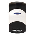Sigma Boat Rocker Switch Cover - Stereo Actuator Silver Black