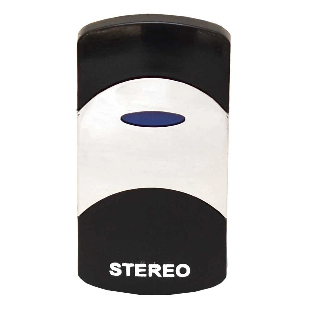 Sigma Boat Rocker Switch Cover - Stereo Actuator Silver Black