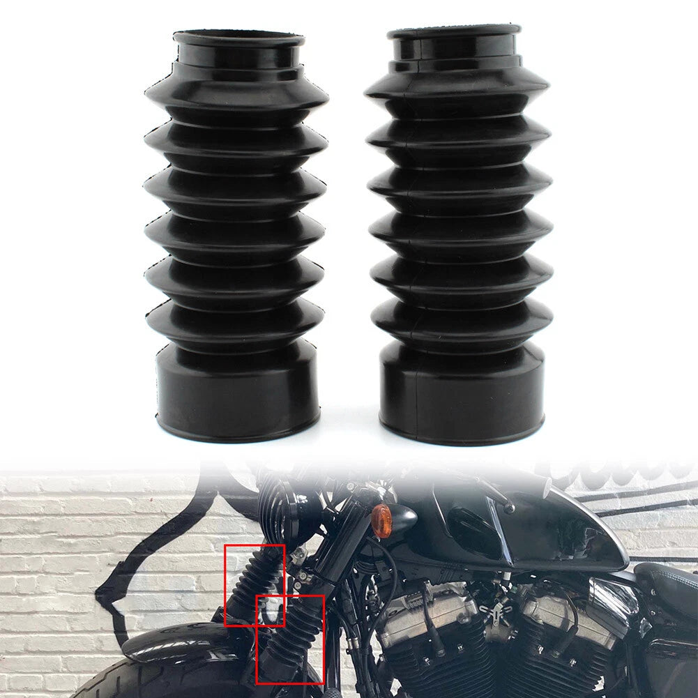 Shock Absorbers Cover Gaiters Front Fork Boot Tube Slider for Harley X48 16-22