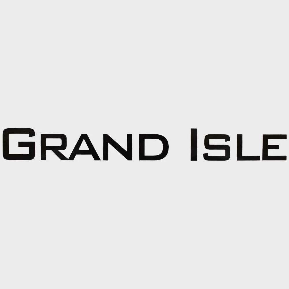 Premier Pontoon Boat Decal 30004031 - Grand Isle Metallic Black Sticker